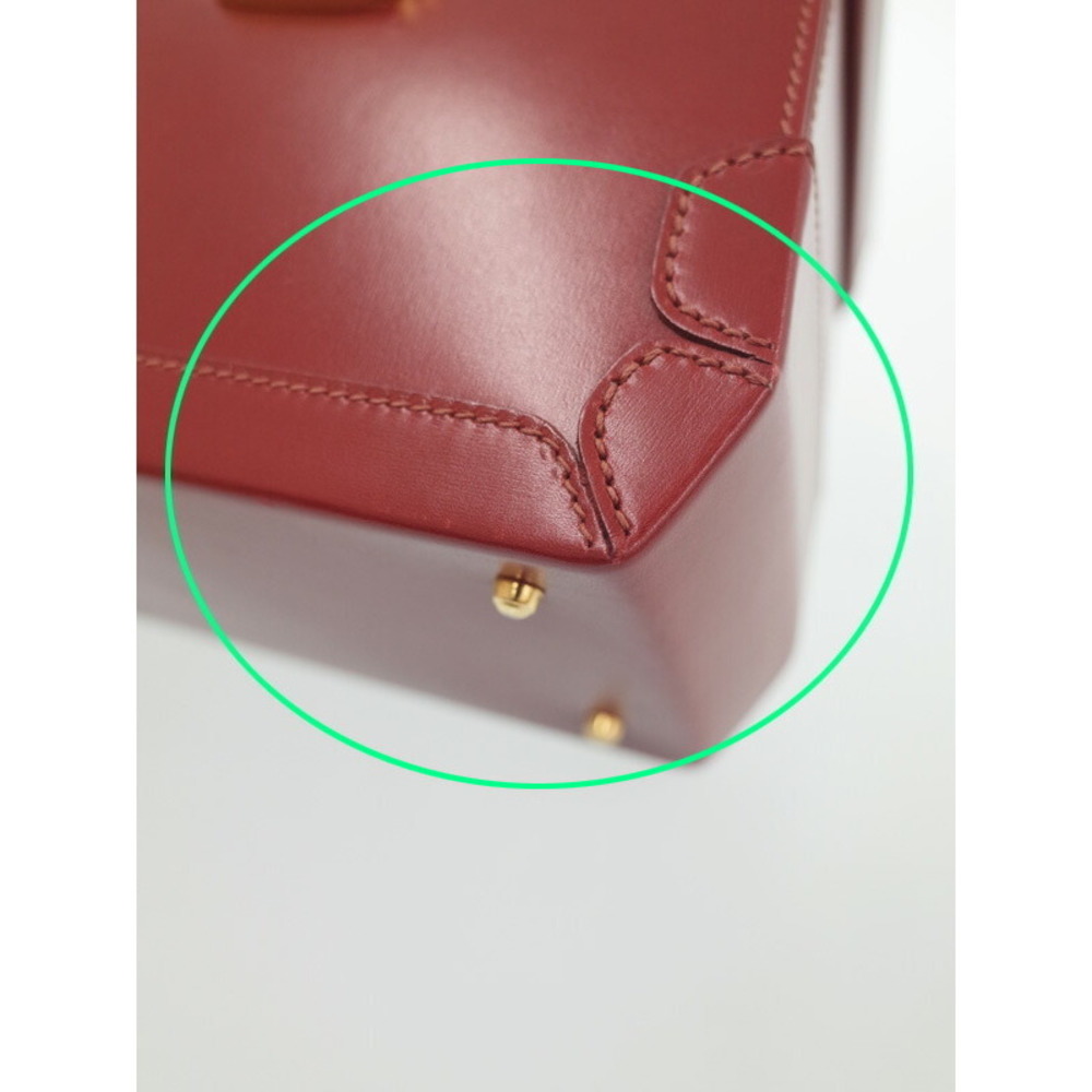 Gucci Red red vanity Lock leather Lady bag - Picture 4 of 9